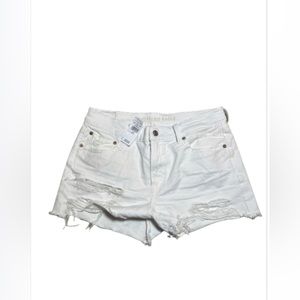 White American Eagle shorts. Women US size medium. Ripped jean shorts.